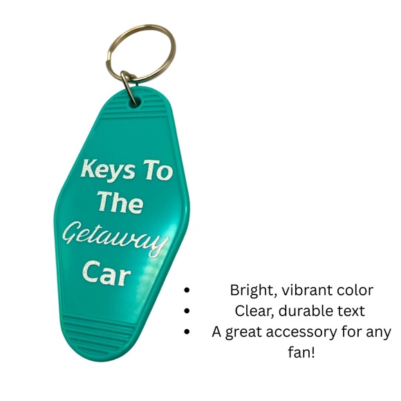 Taylor Swift “Getaway Car” Hotel Keychain - Picture 2 of 5